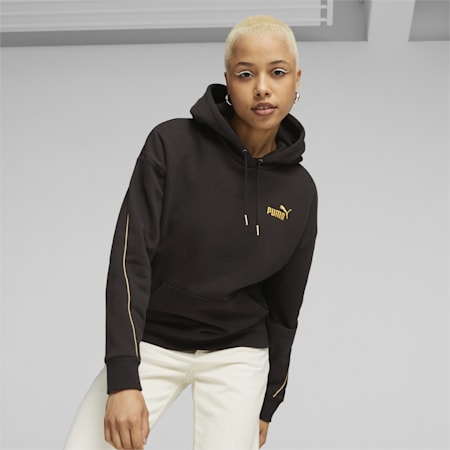 Gold puma shop hoodie